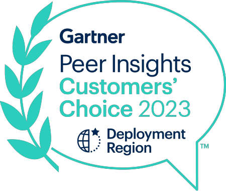 Gartner Peer insight - customers choice badge