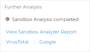 EDR Graph - View Sandbox Analyzer Report