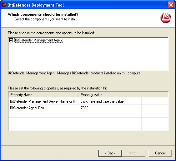 Management Agent deployment How to configure Bitdefender Management Server post-install