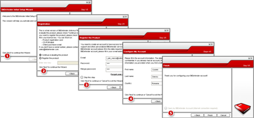 BitDefender Registration Wizard
