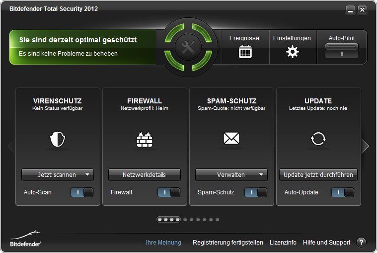 Screenshot vom Programm: Bitdefender Total Security