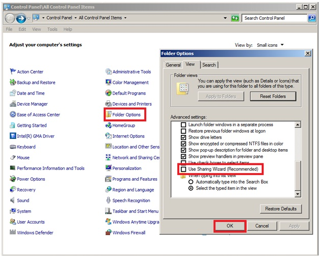 Folder Options Folder Options