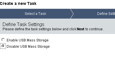 How to control the USB devices on your network Enable/Disable USB Mass Storage