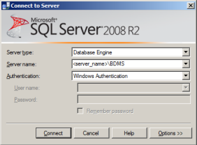 Microsoft SQL Server Express Studio Connect Microsoft SQL Server Express Studion