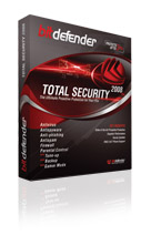 BitDefender Total Security 2008 box