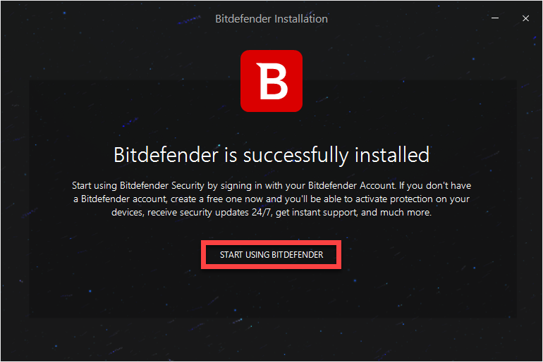 How to install Bitdefender 2018