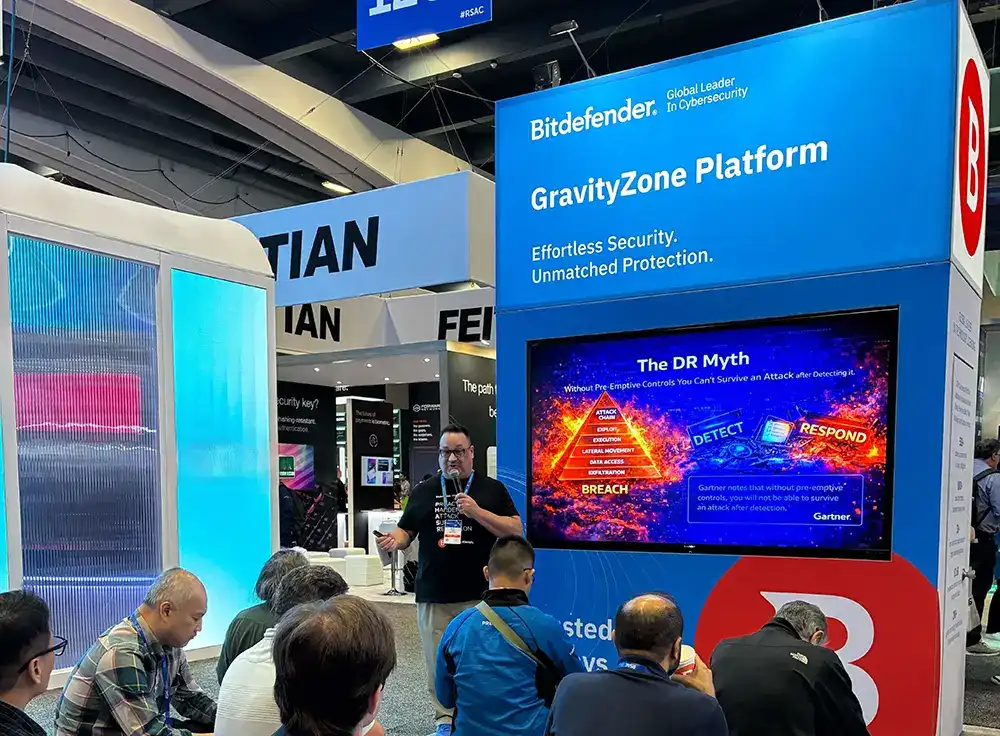 GravityZone platfrom presentation at  Black Hat