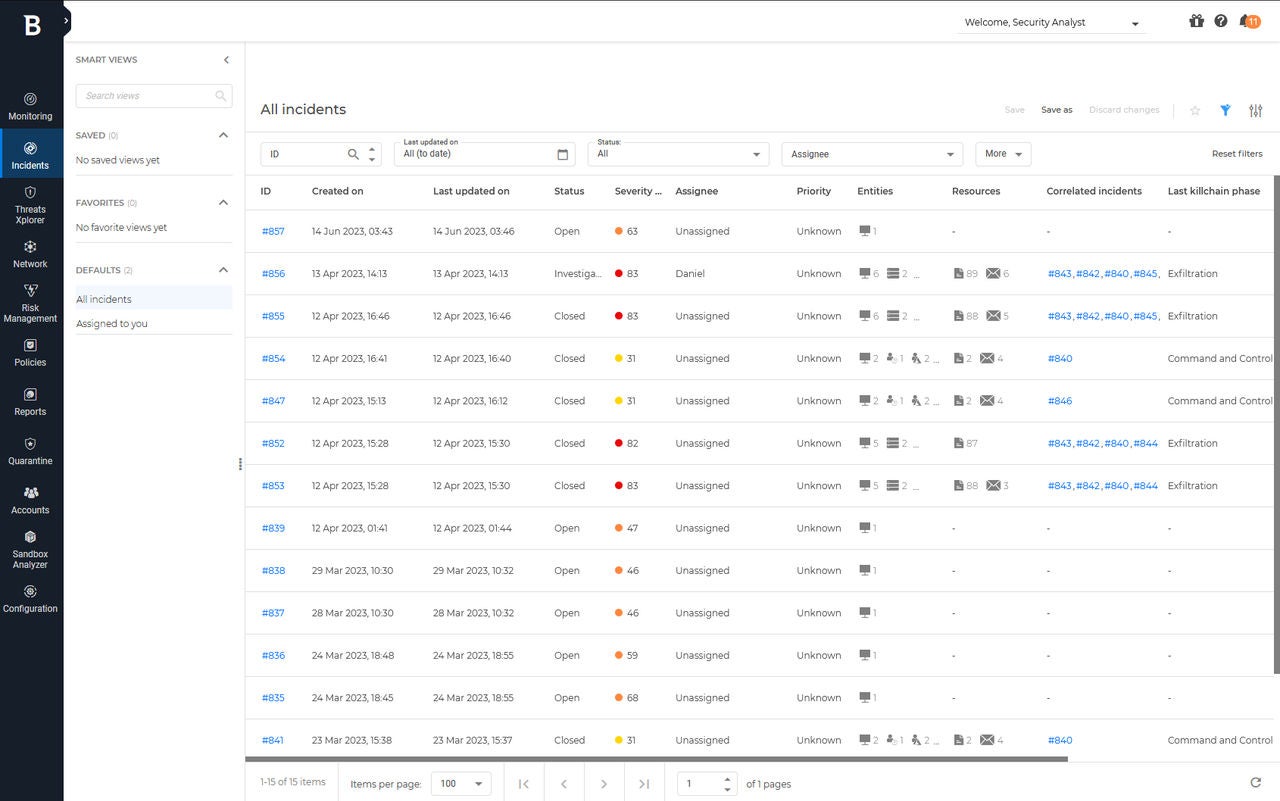 Customizable automated XDR detection setup​