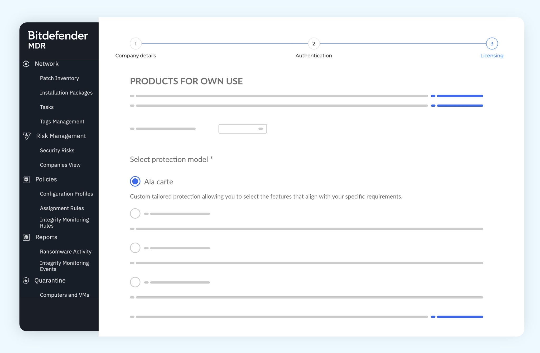 Customizable solution