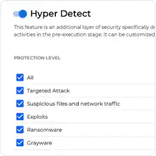 Característica HyperDetect 
