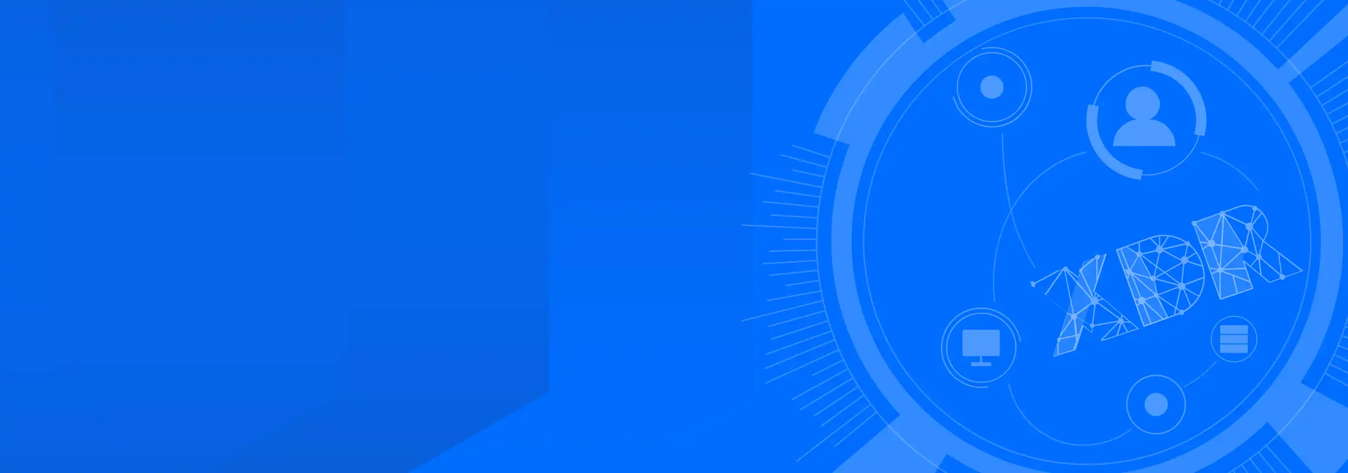 bitdefender xdr - blue background with stylized xdr