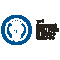blue and black logo