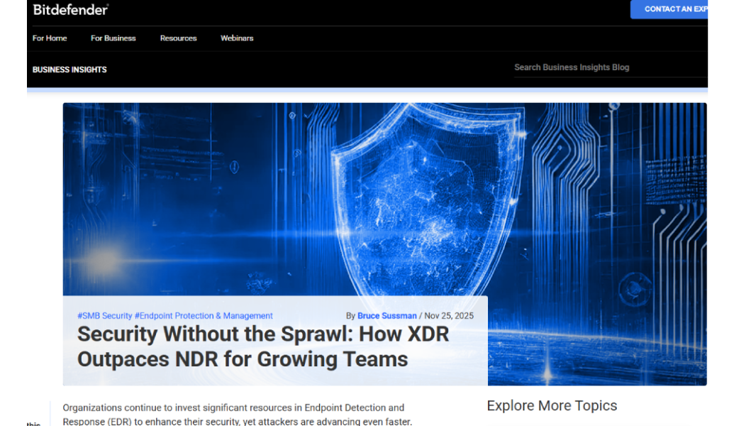 Blog: How XDR Outpaces NDR for Growing Teams
