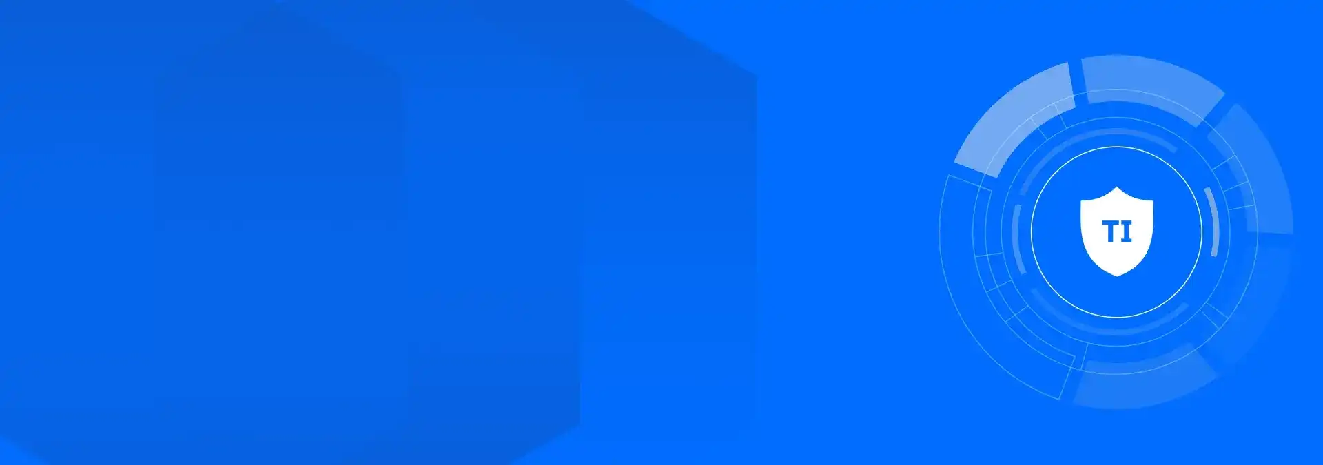 Threat Intelligence - stylized blue background