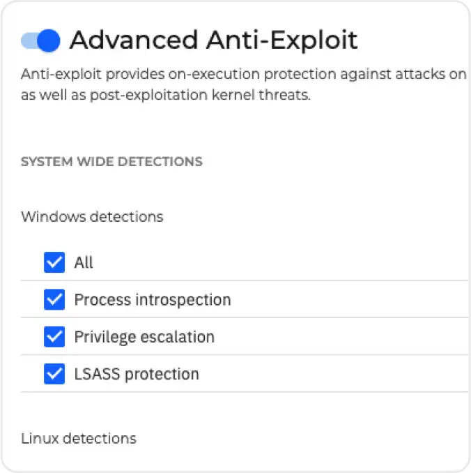 Anti-exploit