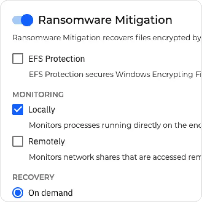 atténuation des ransomwares