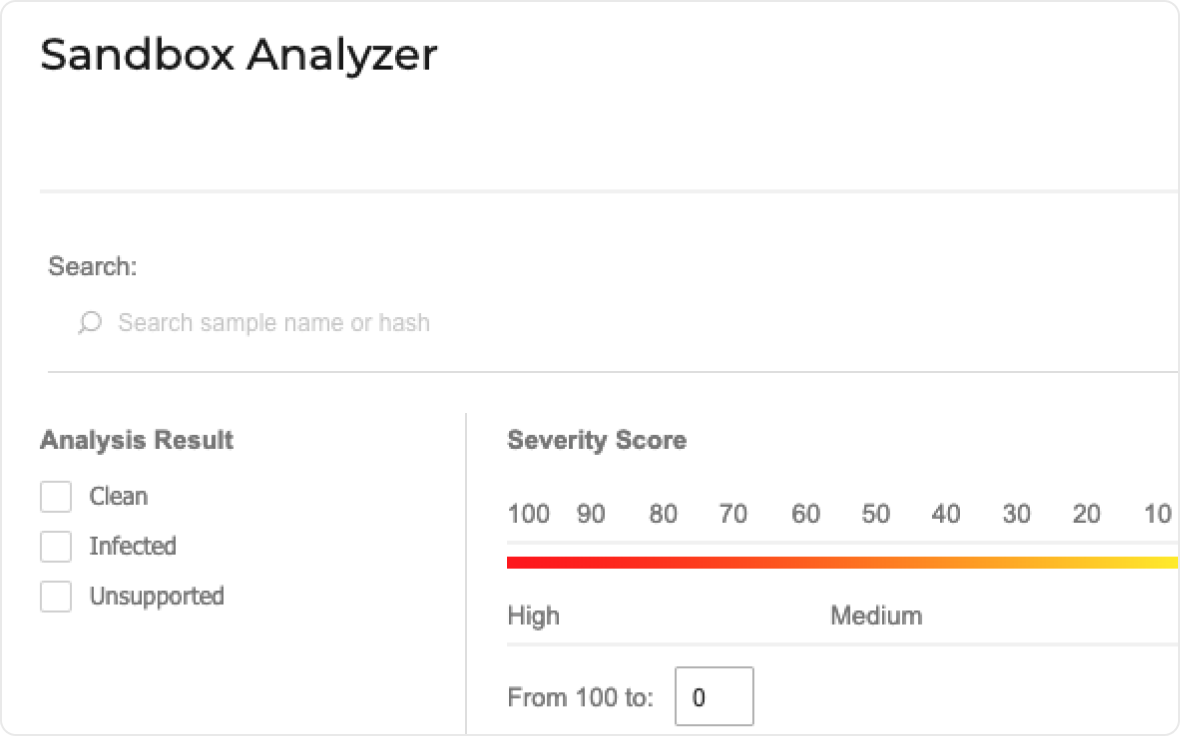 GravityZone Sandbox Analyzer