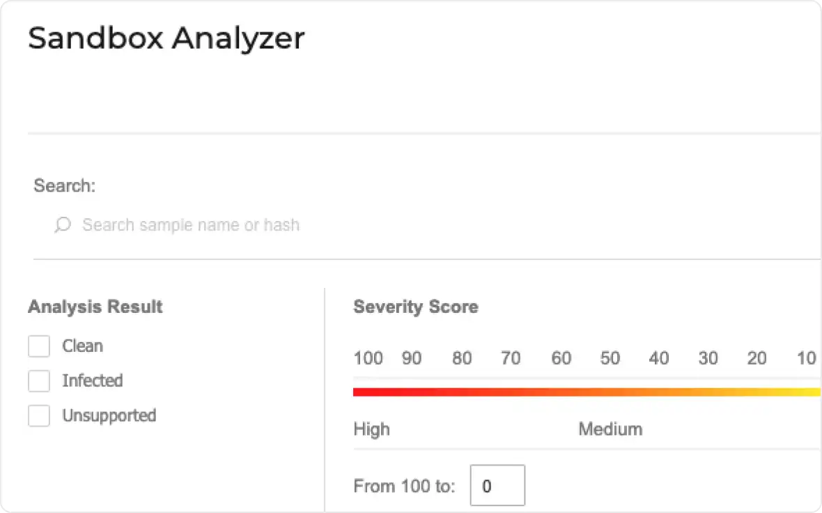 GravityZone Sandbox Analyzer