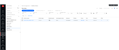 GravityZone - Fraudulent Impersonations dashboard
