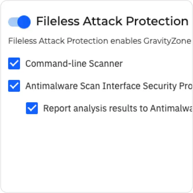 Protection contre les attaques sans fichier