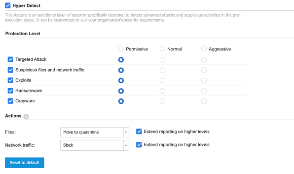 bitdefender business security premium  - platfrom view