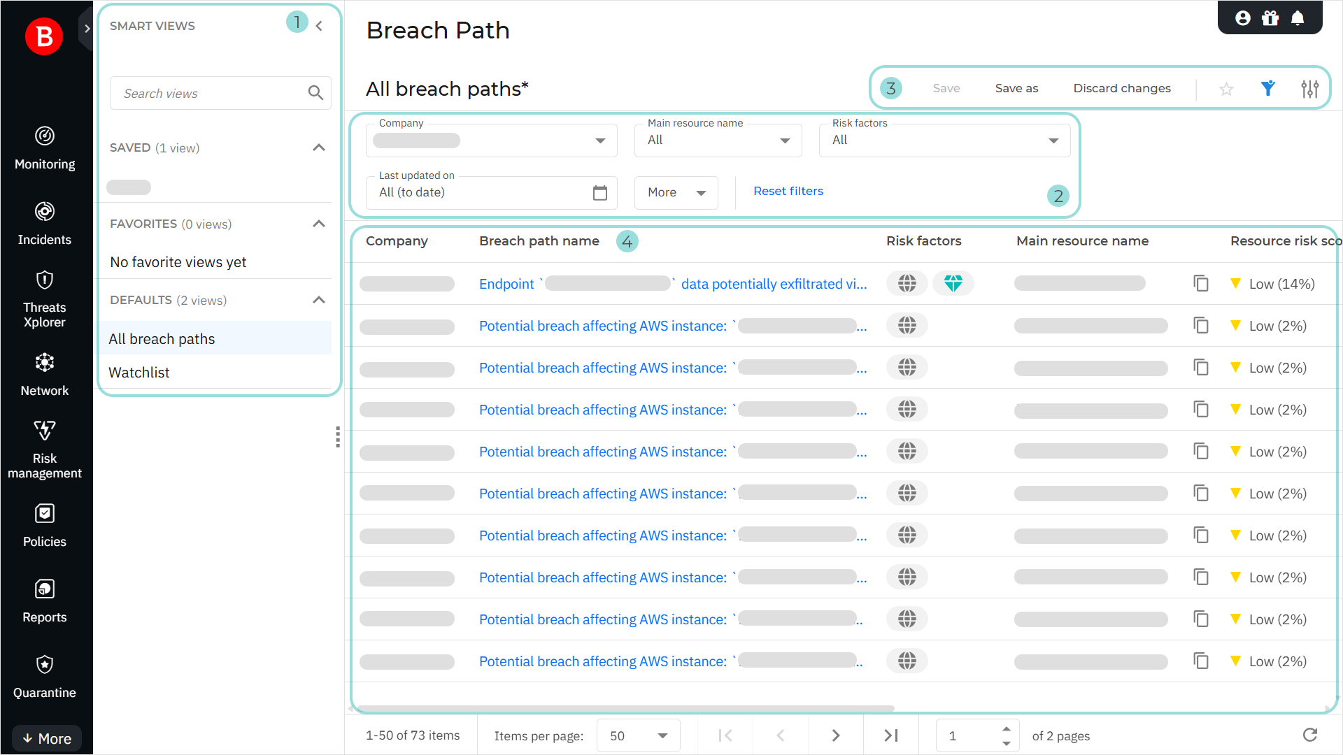 Breach Path main page