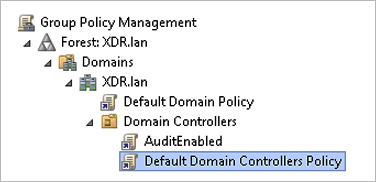 Active Directory Default Domain Controllers Policy