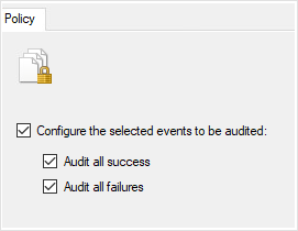 Active Directory policy configuration