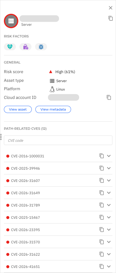 Node details panel