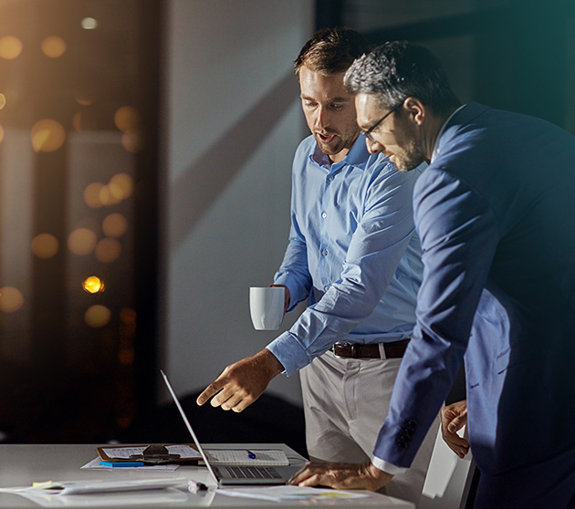 Managers choosing the best option to simplify cybersecurity operations