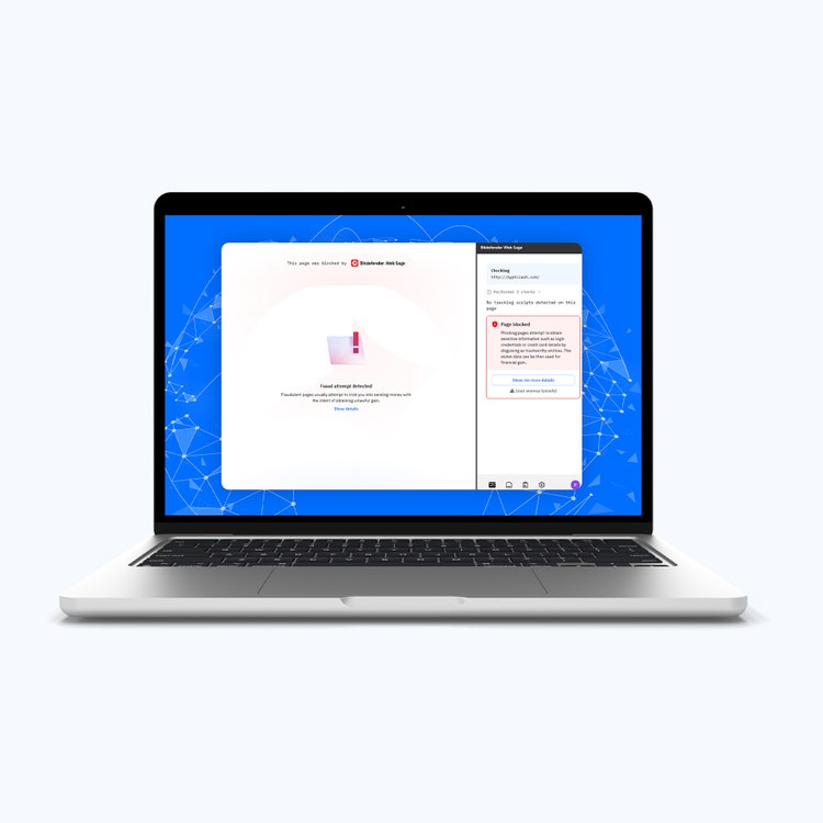 Block Website Bitdefender Web Sage - AI Browser Security Advisor