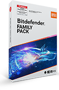 Bitdefender Family Pack (bis zu 15 Geräte, 2 Jahre)