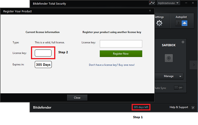 bitdefender total security 2018 activation code working