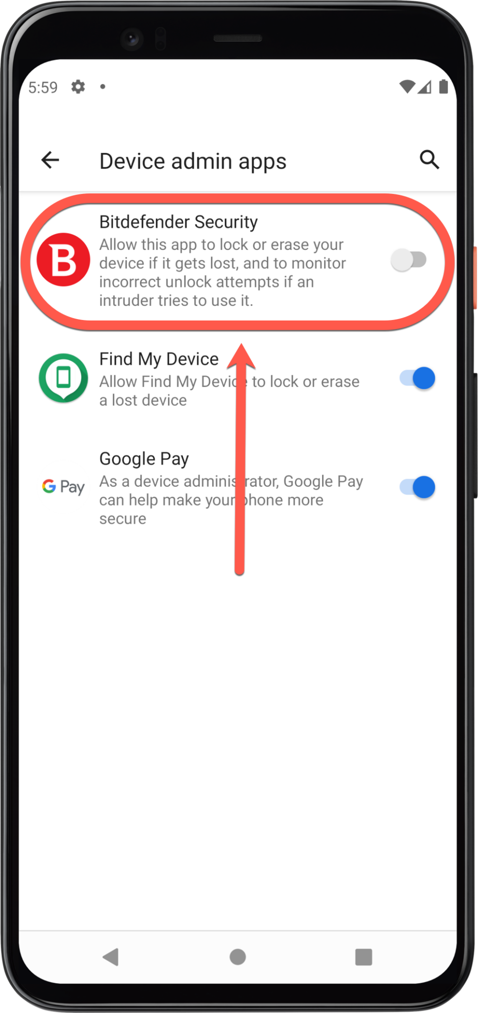 How to uninstall Bitdefender Mobile Security for Android