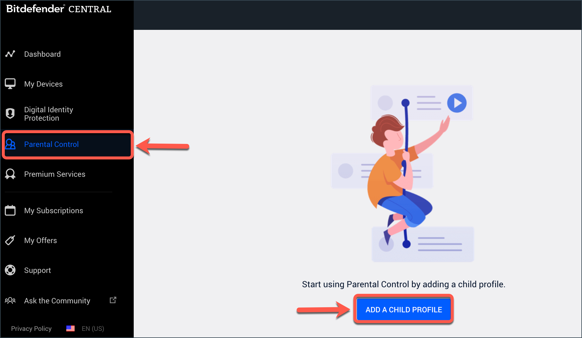 ¿Qué es el control parental en antivirus?