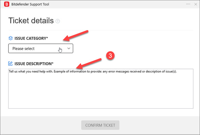 Generate a support tool log when Bitdefender is not installed 2