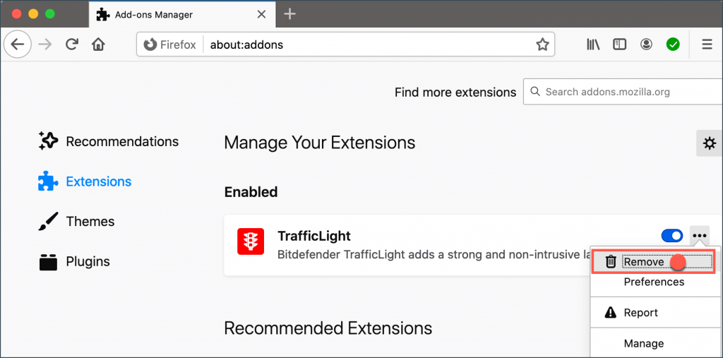 bitdefender for mac trafficlight knowledge database