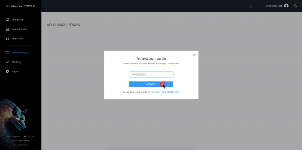 How to activate your Bitdefender subscription