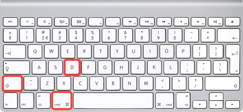 Command ⌘  Shift ⇧   D