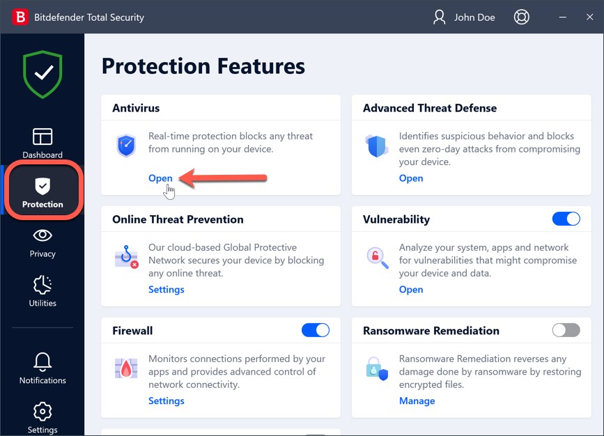 Antivirus module