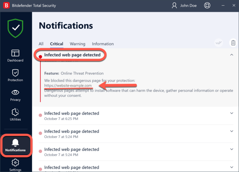 How to stop Bitdefender from blocking a safe website or an online app
