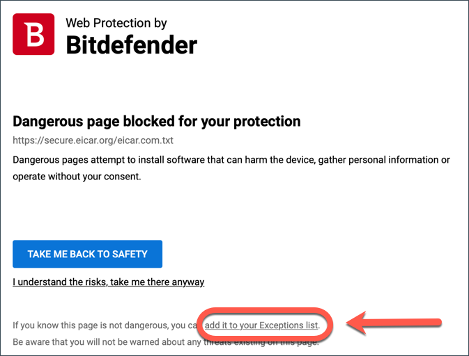 Care este site -ul BitDefender?