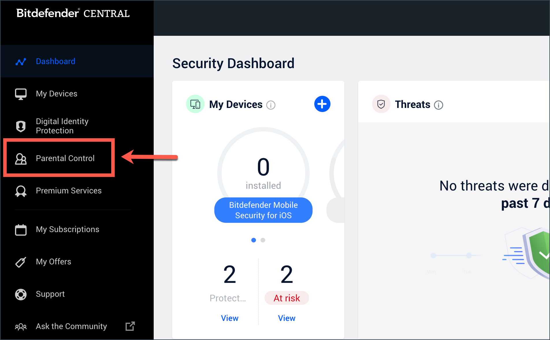 home network defender parental control