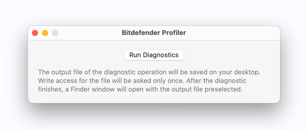 Run Diagnostics