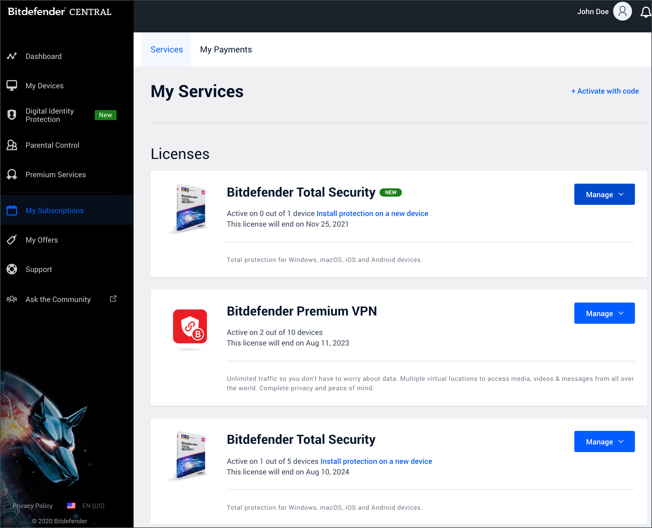 bitdefender central login bitdefender central login