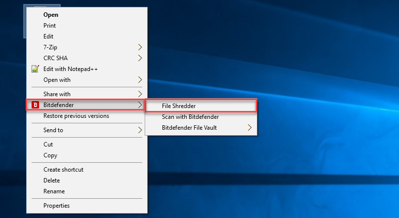 bitdefender file shredder bitdefender file shredder