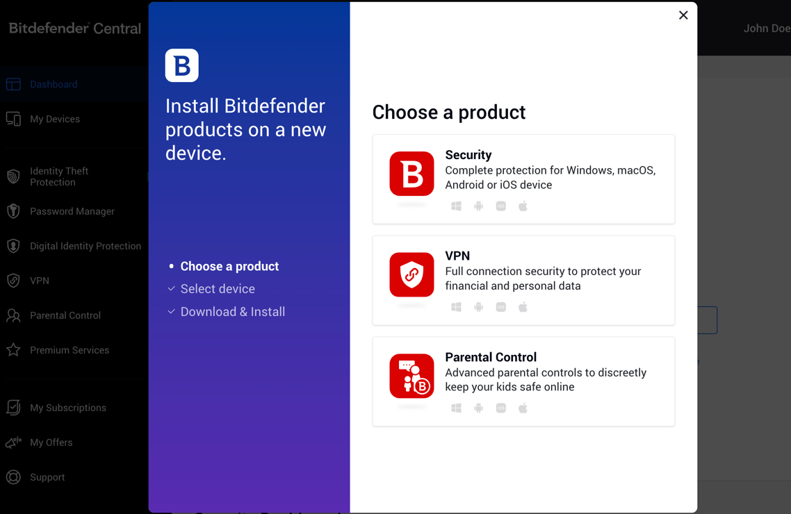 Bitdefender trial version