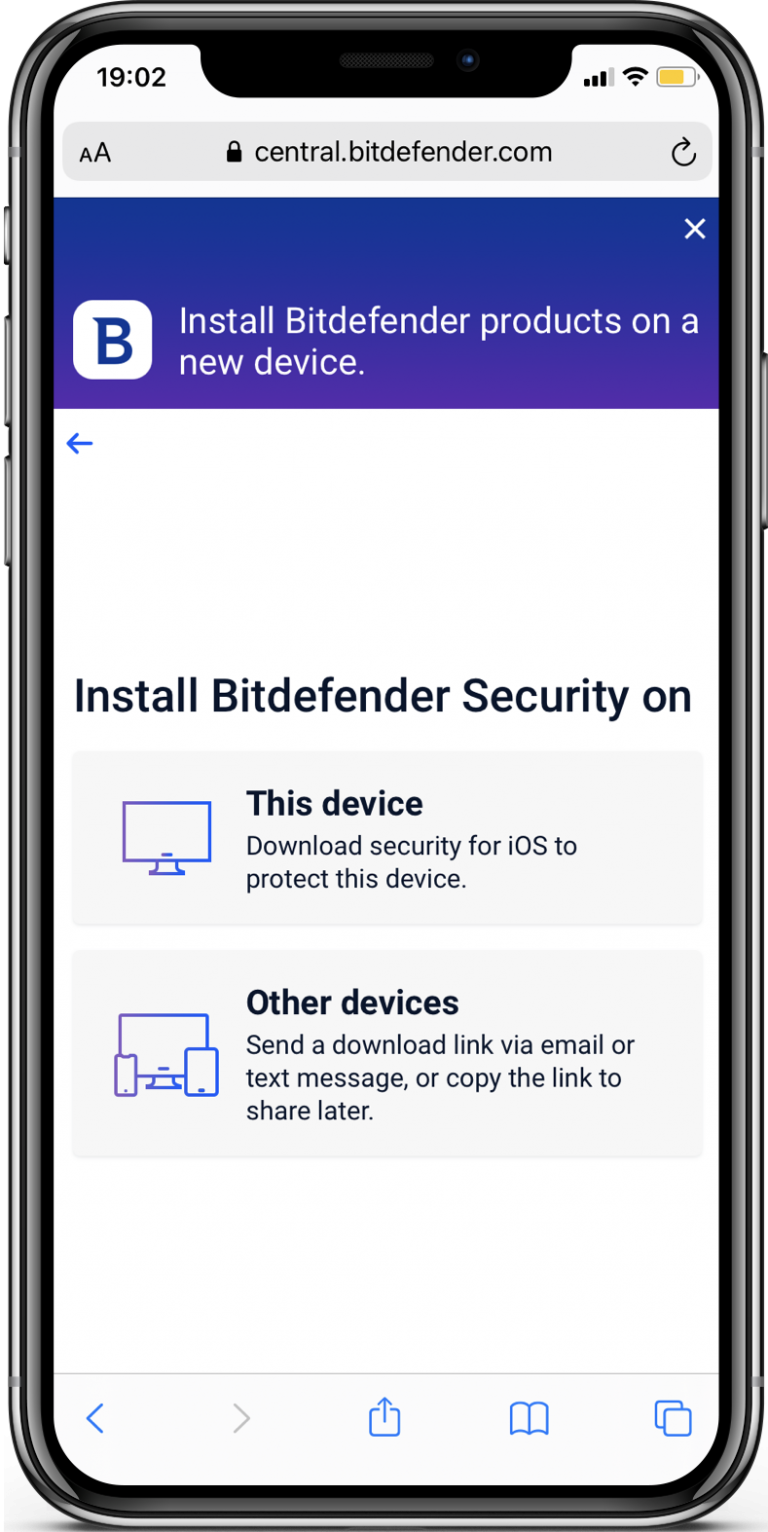 Install Bitdefender Mobile Security for iOS and iPadOS