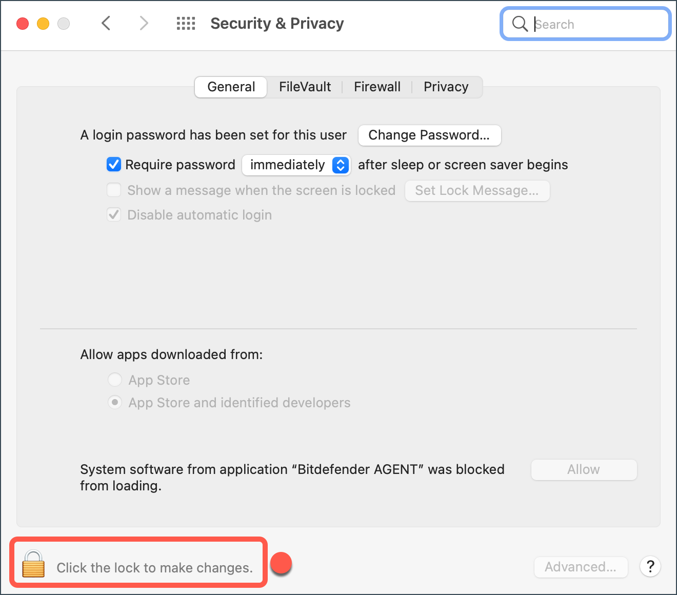 Como conceder Acesso Total ao Disco ao Bitdefender no macOS