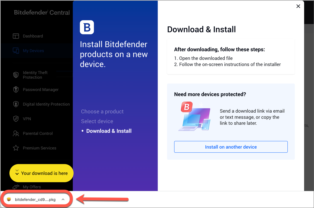 Bitdefender pkg file
